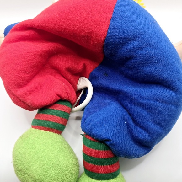 Vintage Carters Musical Clown Baby Infant Stuffed Plush Lullaby Crib Pull Toy - Picture 3 of 5